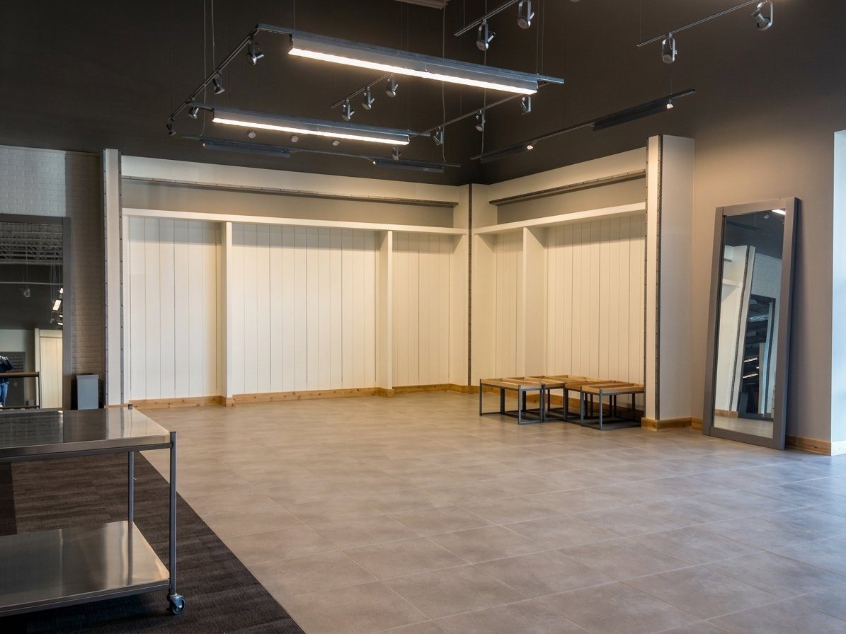 DSW store entrance construction, Capitol Heights, MD